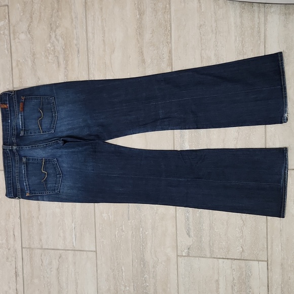 7 For All Mankind Denim - 7FAM 7 FOR ALL MANKIND Bootcut Medium Blue Wash Boot cut Jeans 29 Denim Vintage